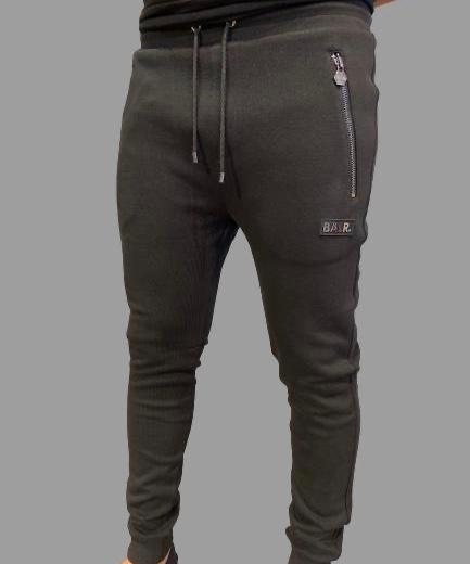 מכנס טרנינג באלר בצבע שחור דגם BALR - Q-SERIES CLASSIC KNITTED