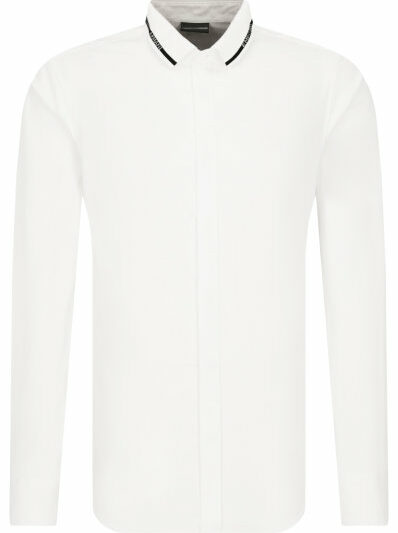 חולצה מכופתרת בצבע לבן דגם EMPORIO ARMANI – EMPORIO ARMANI SHIRT