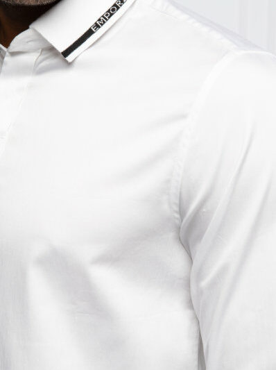 חולצה מכופתרת בצבע לבן דגם EMPORIO ARMANI – EMPORIO ARMANI SHIRT