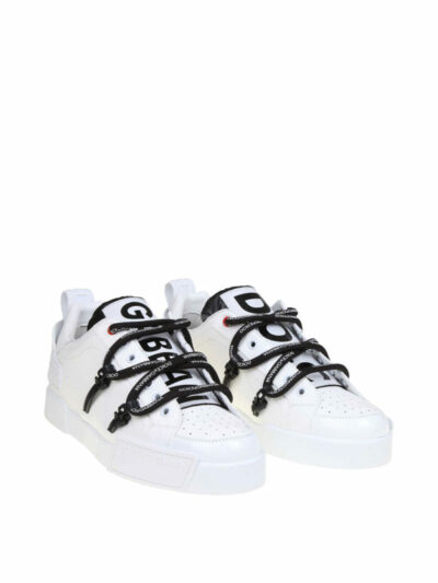 נעליים בצבע לבן דגם DOLCE&GABBANA – sneaker bassa rub