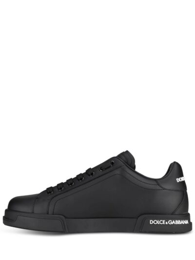DOLCE&GABBANA – נעליים בצבע שחור דגם SNEAKERS BASSA