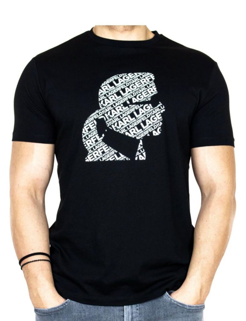 KARL LAGERFELD tshirt crewnack חנות מותגים אונליין לבגדי מותגים