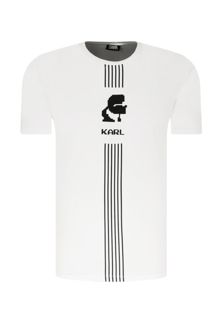 KARL LAGERFELD - t-shirt crewneck - חנות מותגים אונליין לבגדי מותגים