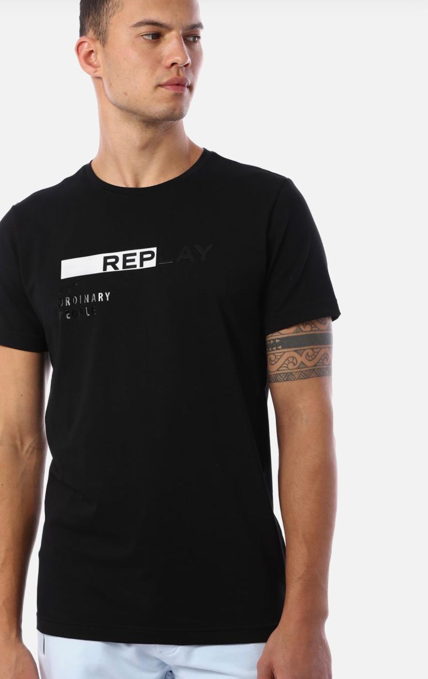 REPLAY - replay t-shirt - חנות מותגים אונליין לבגדי מותגים בחדרה - הכי בעיר