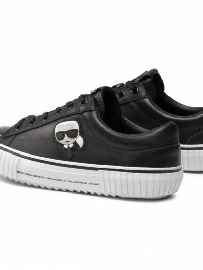 נעליים קארל לגרפלד בצבע שחור דגם KARL LAGERFELD – 3D IKON LO LTHR