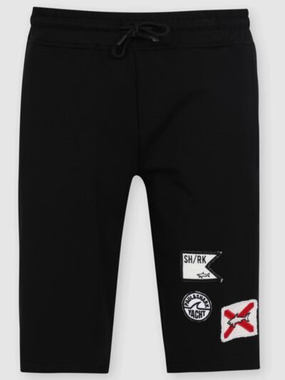 מכנסיים קצרים פול שארק בצבע שחור דגם PAUL&SHARK – Paul&shark short