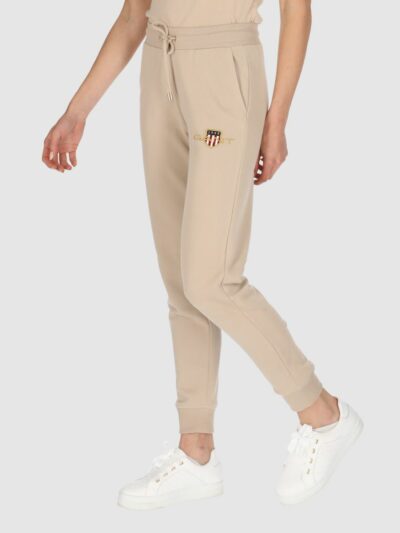 GANT – ARCHIVE SHIELD SWEAT PANT מכנס טרנינג בצבע בז’  דגם