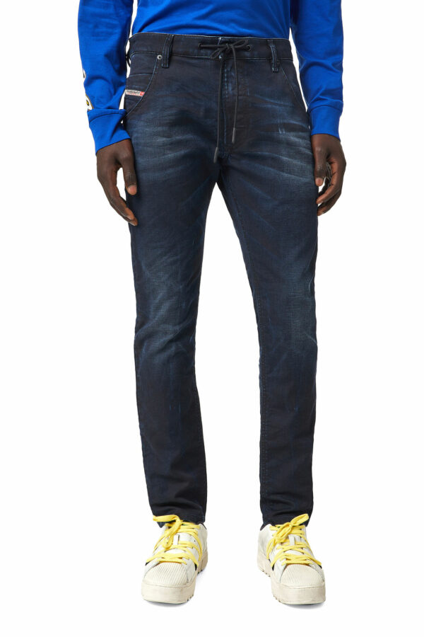 DIESEL - ג'ינס בצבע כחול דגם KROOLEY JOGG 069XM