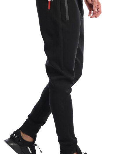 REPLAY – חליפת טרנינג ריפליי בצבע שחור דגם REPLAY SUITS