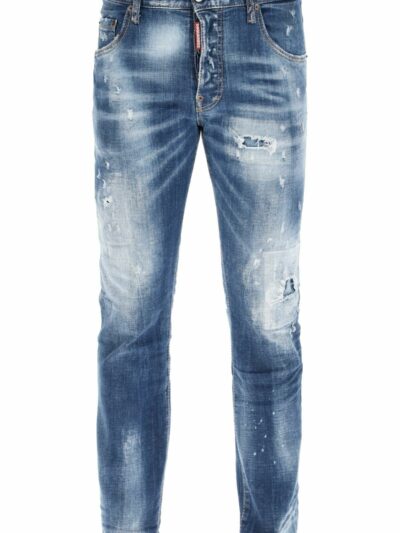 DSQUARED2 – ג’ינס דיסקוורד בצבע כחול דגם SKATER JEAN