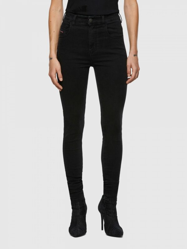 DIESEL - ג'ינס בצבע שחור דגם SLANDY 069VM