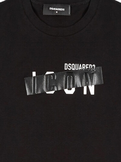 DSQUARED2 – חולצת טישרט בצבע שחור דגם DSQUARED2 T-SHIRT