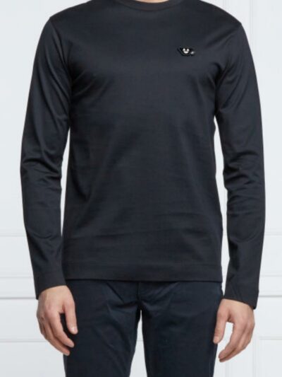 EMPORIO ARMANI – חולצת טישרט בצבע שחור דגם EMPORIO ARMANI T-SHIRT