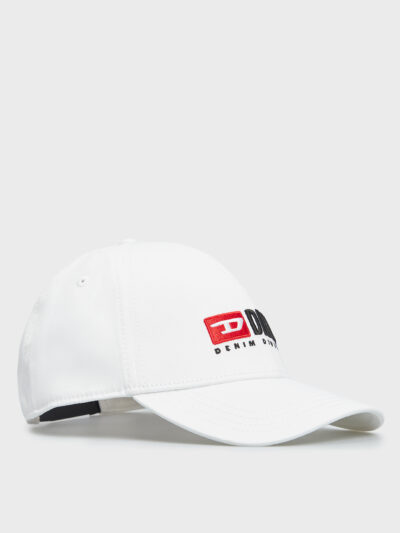 DIESEL – כובע בצבע לבן דגם CORRY-DIV HAT