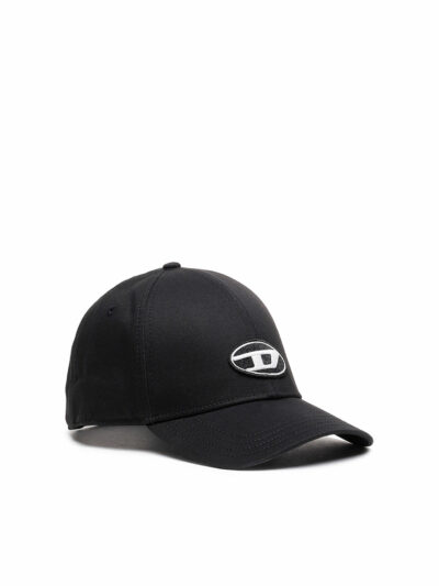 DIESEL – כובע בצבע שחור דגם C-RUNE HAT