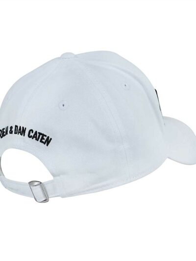 DSQUARED2 – כובע בצבע לבן דגם DSQUARED2 HAT