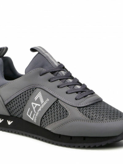 EA7 – נעליים בצבע אפור דגם EMPORIO ARMANI SNEAKER