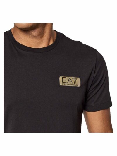EA7 – טישרט בצבע שחור דגם EA7 T-SHIRT