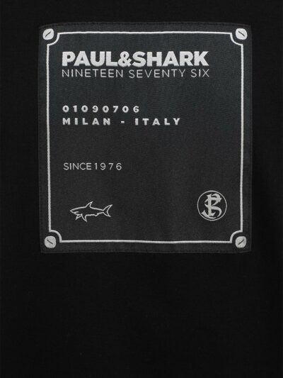 PAUL&SHARK – טישרט בצבע שחור דגם PAUL&SHARK T-SHIRT