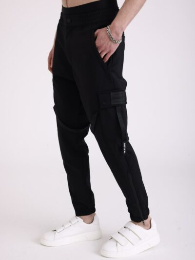 YN – מכנס דגמח בצבע שחור דגם YN CARGO