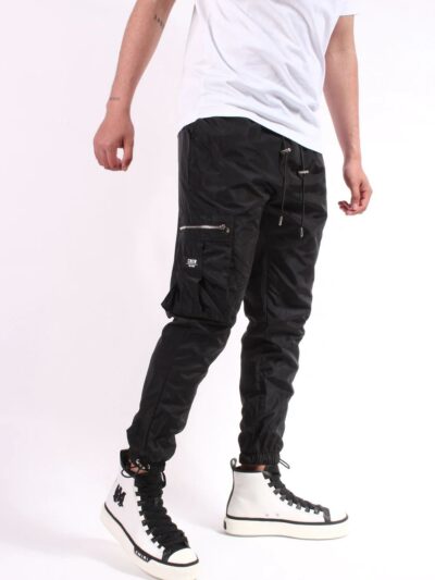 CREW MILANO – מכנס דגמח בצבע שחור דגם CREW PREMIUM CARGO PANTS