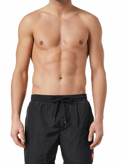 DIESEL – מכנס בגד ים דיזל בצבע שחור דגם Bmbx-caybay-x