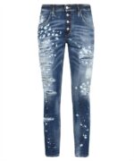 DSQUARED2 - ג'ינס דיסקוורד בצבע כחול דגם Skater jean