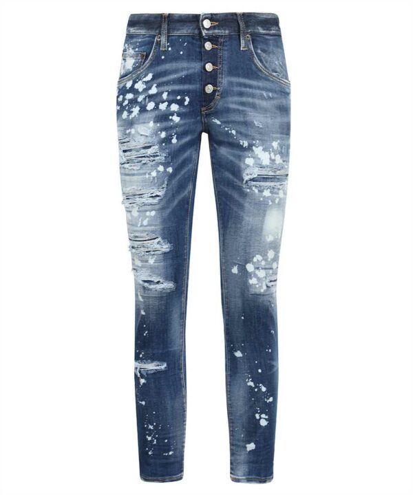 DSQUARED2 - ג'ינס דיסקוורד בצבע כחול דגם Skater jean