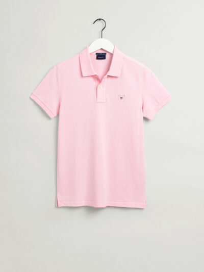 GANT – חולצת פולו בצבע ורוד דגם ORIGINAL SLIM PIQUE SS