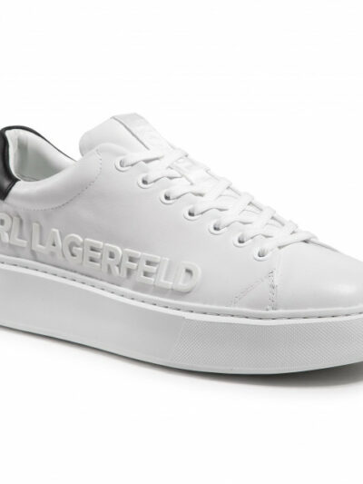 KARL LAGERFELD – נעליים קארל לגרפלד בצבע לבן דגם Karl injekt logo