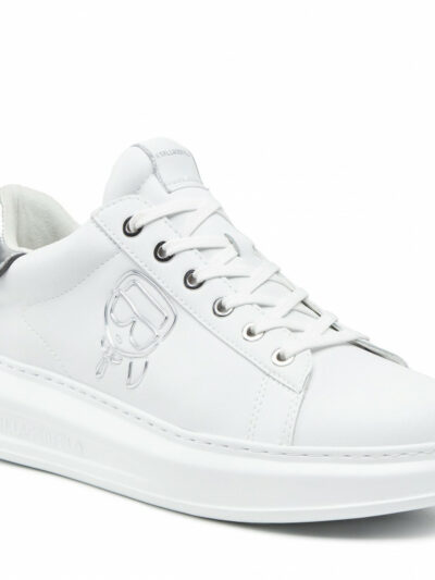 KARL LAGERFELD – נעליים קארל לגרפלד בצבע לבן דגם KARL PLEXIKONIC