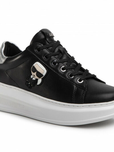 KARL LAGERFELD – נעליים קארל לגרפלד בצבע שחור דגם Karl ikonic