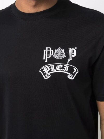 PHILIPP PLEIN – טישרט בצבע שחור דגם GOTHIC PLEIN