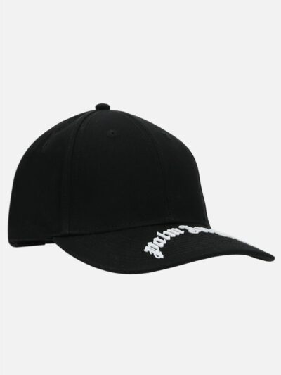 PALM ANGELS – כובע פאלם אנגלס בצבע שחור דגם Logo cap