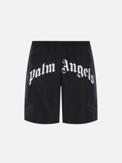 PALM ANGELS – בגד ים פאלם אנגלס בצבע שחור דגם
