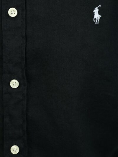 POLO RALPH LAUREN – חולצה מכופתרת ראלף לורן בצבע שחור דגם Shirt linen