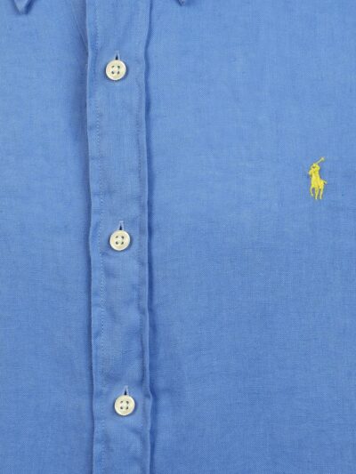 POLO RALPH LAUREN – חולצה מכופתרת ראלף לורן בצבע תכלת דגם Shirt linen