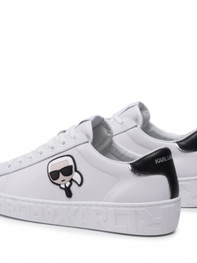 KARL LAGERFELD – נעליים קארל לגרפלד בצבע לבן דגם KARL IKONIC LO LACE
