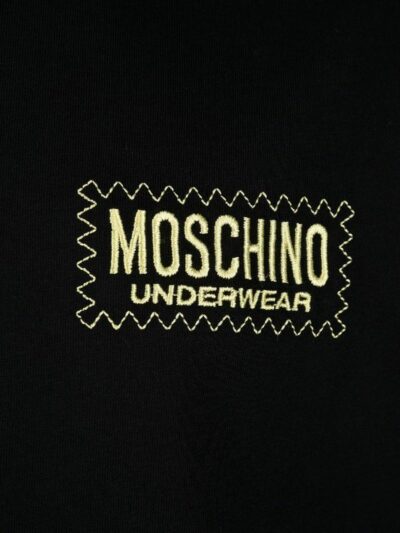 MOSCHINO – טישרט מוסקינו בצבע שחור דגם Small logo