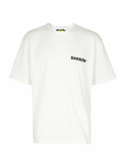 BARROW – טישרט בארו בצבע לבן דגם JERSEY T-SHIRT UNISEX