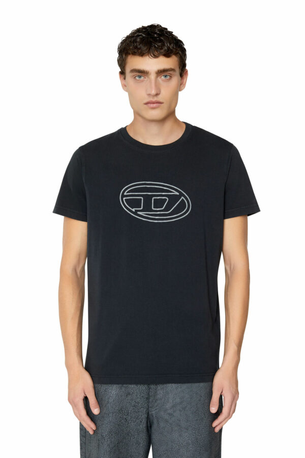 DISEL - חולצה דיזל בצבע שחור דגם T-DIEGOR-E9