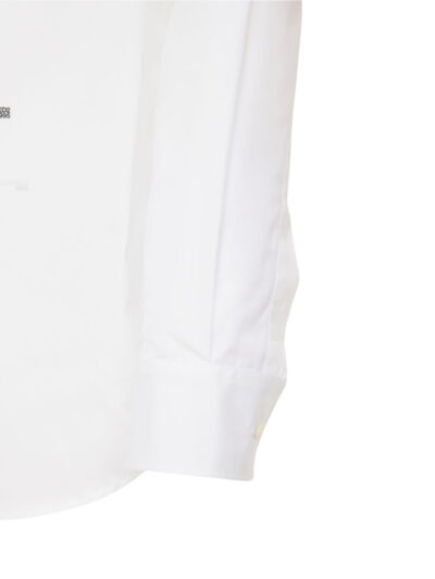 DSQUARED2 – חולצה מכופתרת דיסקוורד בצבע לבן דגםS71DM0553