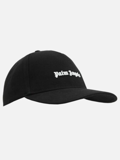 PALM ANGELS – כובע פאלם אנגלס בצבע שחור דגם CLASSIC LOGO CAP
