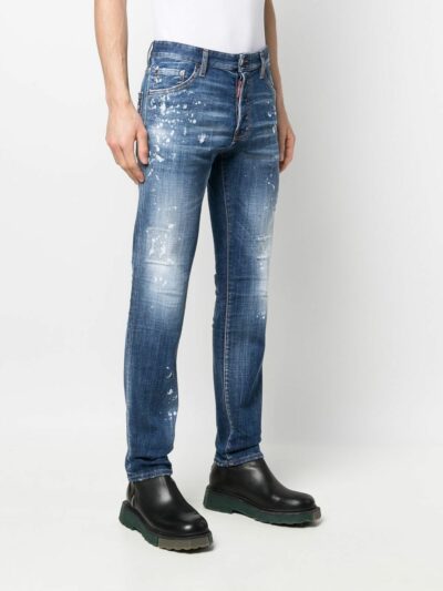 DSQUARED2 - ג'ינס דיסקוורד בצבע כחול דגם COOL GUY JEAN