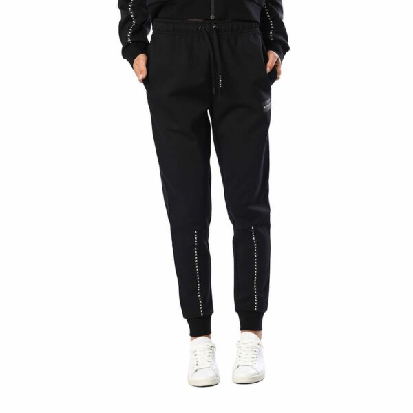 REPLAY - מכנס ריפליי בצבע שחור דגם INTERLOCK LONG PANTS