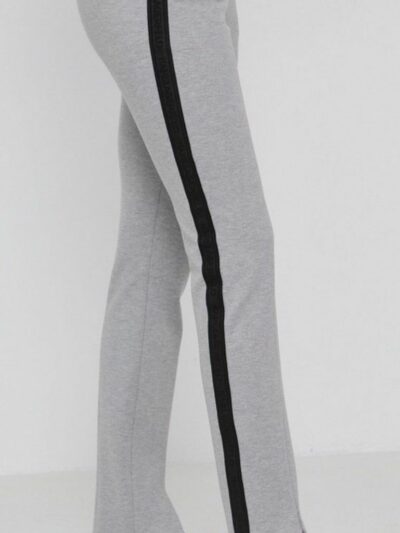 KARL LAGERFELD – מכנס קרל בצבע אפור דגם PUNTO PANTS