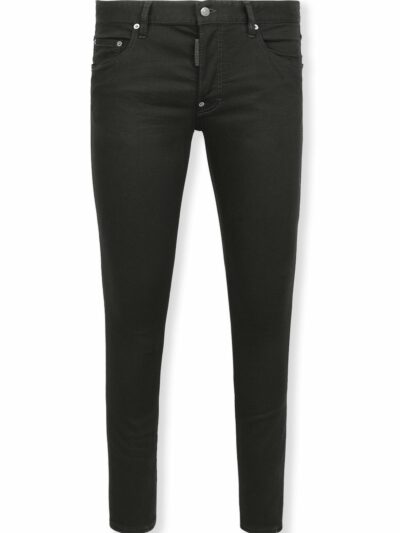 DSQUARED2 - ג'ינס דיסקוורד בצבע שחור דגם SKINNY DAN JEAN S74LB1304
