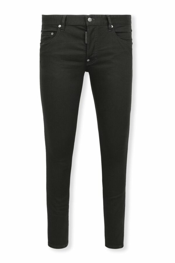 DSQUARED2 - ג'ינס דיסקוורד בצבע שחור דגם SKINNY DAN JEAN S74LB1304
