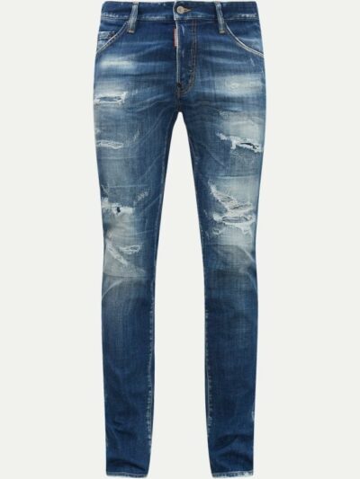 DSQUARED2 - ג'ינס דיסקוורד בצבע כחול דגם COOL GUY JEAN S74LB1266