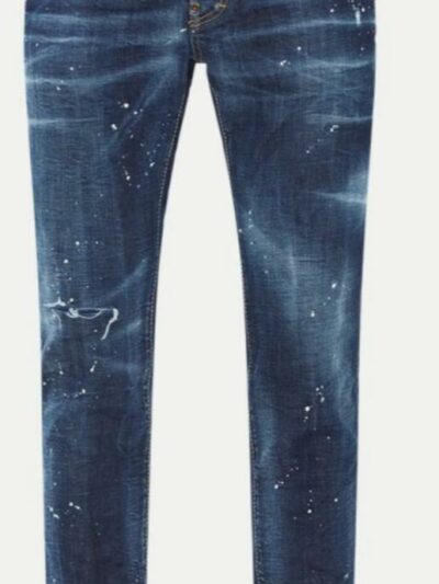 DSQUARED2 - ג'ינס דיסקוורד בצבע כחול דגם SKINNY DAN JEAN S71LB1070